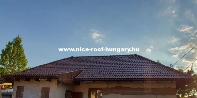 Tetőfelújítás Üllőn, Terran cseréppel